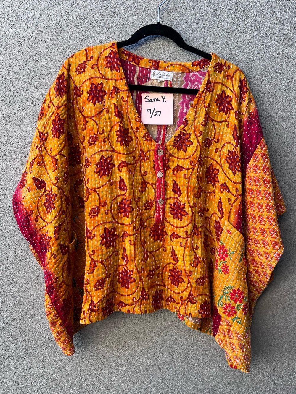 Kantha Shortie Muu Top Tunic